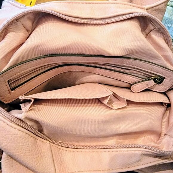 Merona Dusty Pink Hobo Bag Purse (Smaller Version) - Picture 5 of 7